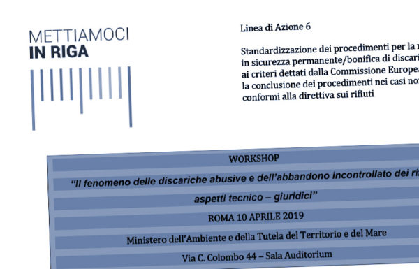 L'Avv. Xavier Santiapichi relatore al workshop “Il fenomeno delle discariche abusive e dell’abbandono incontrollato dei rifiuti: aspetti tecnico – giuridici”