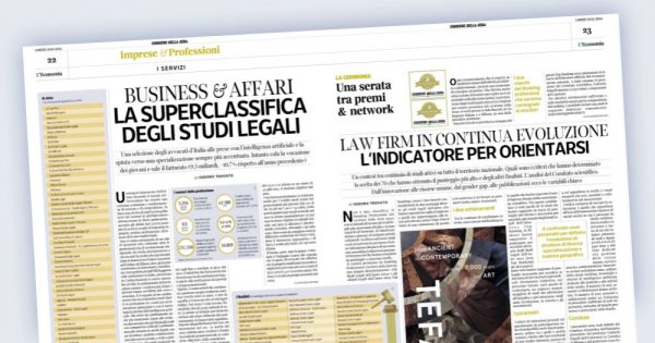 Business & Affari: la Superclassifica degli Studi Legali